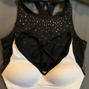 Pink&Gaiam yoga/sport bra.L(set)